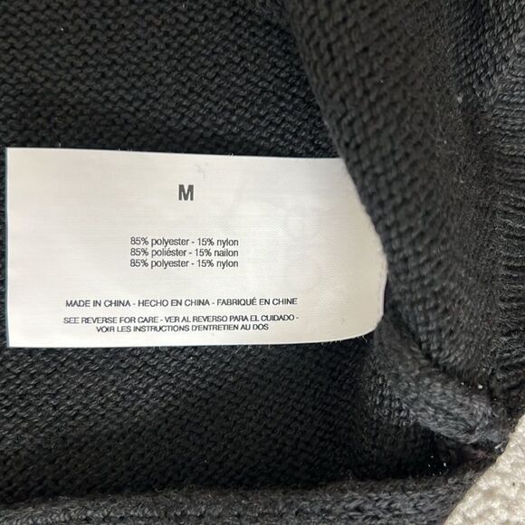 NWT Ella Moss Loos Fit Sweater Size M Black - Picture 13 of 13